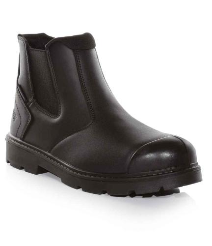 Regatta Safety Footwear Waterproof S3 Dealer Boots - BLK - 7